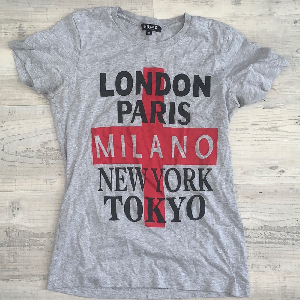 Milano di Rouge grey t-shirt
